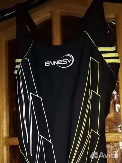 Купальник Ennesy. Для плавания. Чёрный. Размер 48