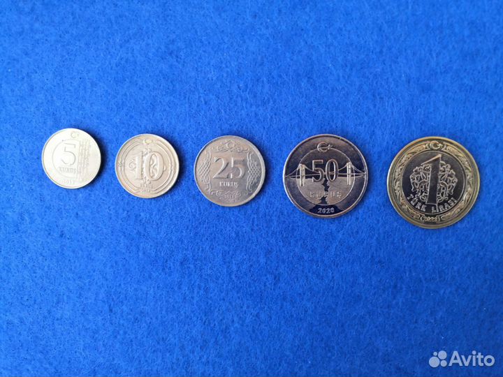 Обмен монетами. Турция