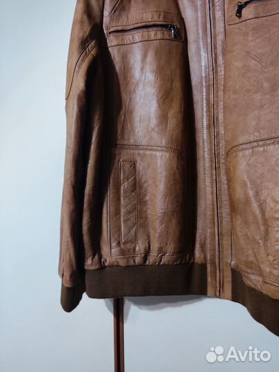 Кожаная куртка новая мужская