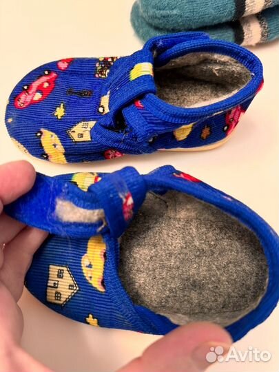 Тапочки домашние детские