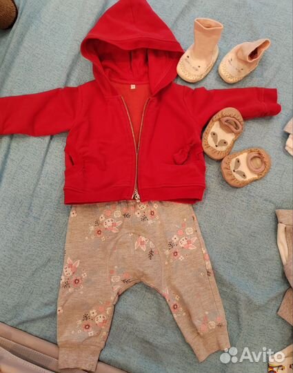 Пакет одежды на девочку 68-74см