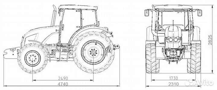 Трактор ANT 4135F