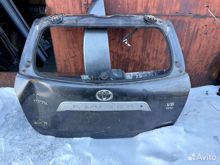 Дверь багажника toyota highlander