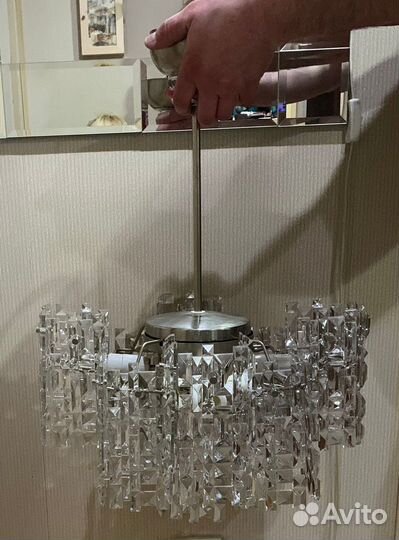 Люстра хрустальная СССР редкая