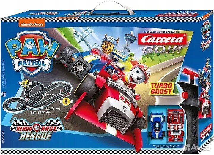 Автомобильная трасса Carrera Go Paw Patrol Ready R