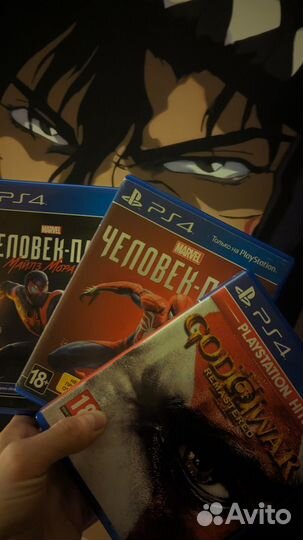 Человек Паук / Майлз Моралез / God Of War 3 PS4