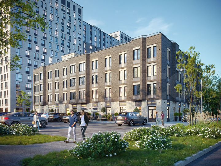 2-к. квартира, 68,3 м², 2/4 эт.