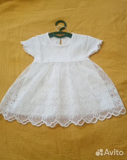Нарядное платье для девочки 56 - 62