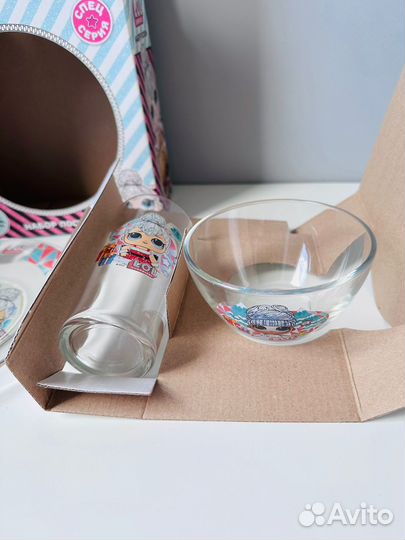 Набор посуды LoL спец-серия (3 предмета),стекло