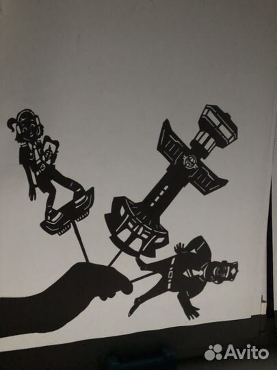 Создаю персонажей для театра теней