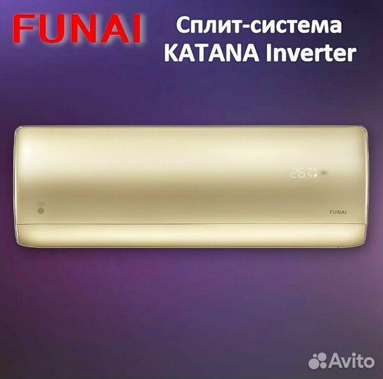 Сплит-система Funai RAC-I-KT35HP.D01 серия Katana