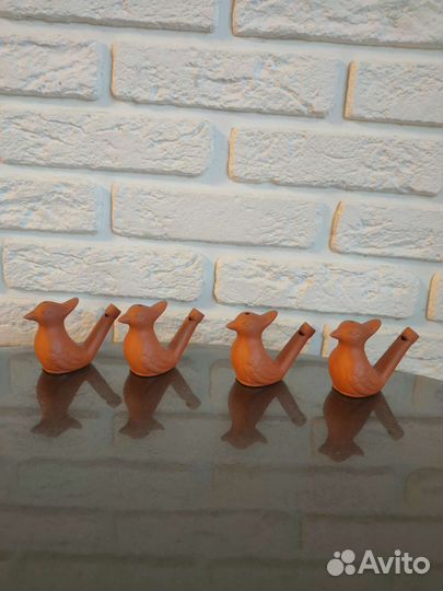 Новые глиняные птички-свистульки