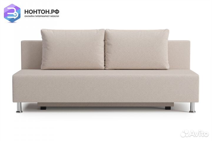 Диван еврокнижка Канна светло-бежевый