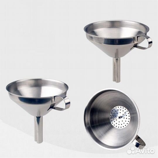 Нержавеющая воронка со съемным фильтр-ситом диаме