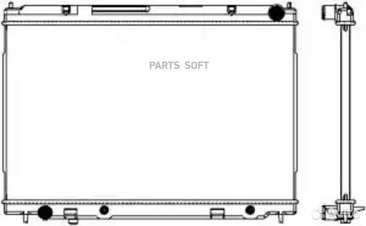 Радиатор охлаждения Инфинити M45 06-10