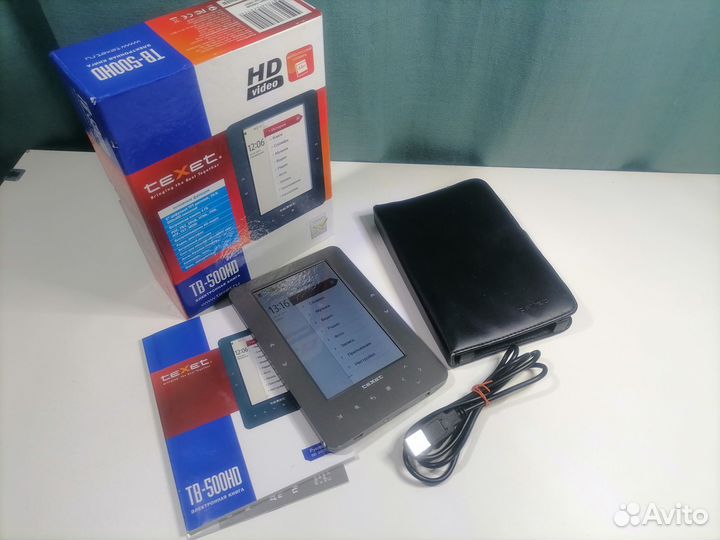 Электронная книга с подсветкой Texet TB-500HD