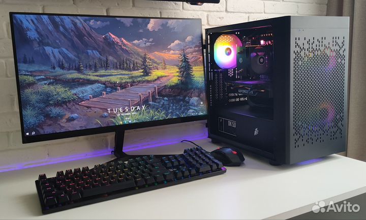 Игровой пк i7/gtx1660super/ssd m2 512гб/16гб ddr4