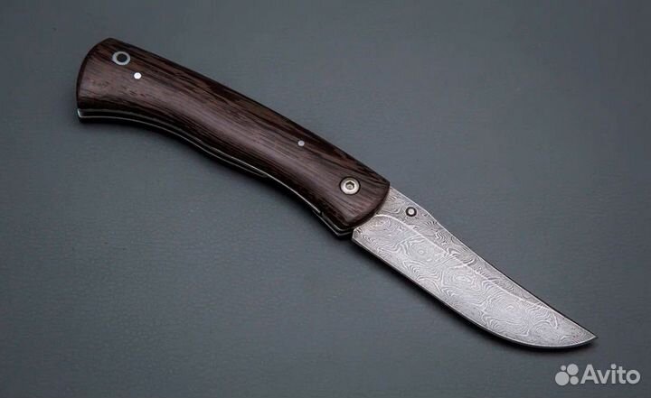 Нож складной Алтай из дамасской стали