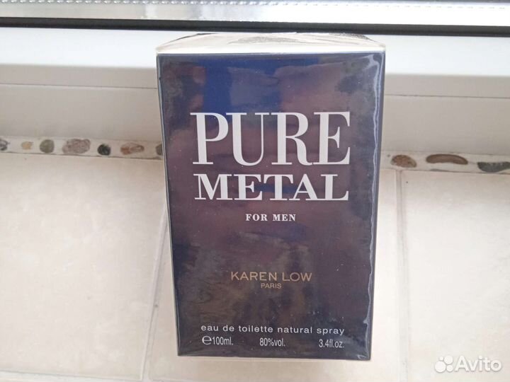 Мужская туалетная вода оригинал pure metal