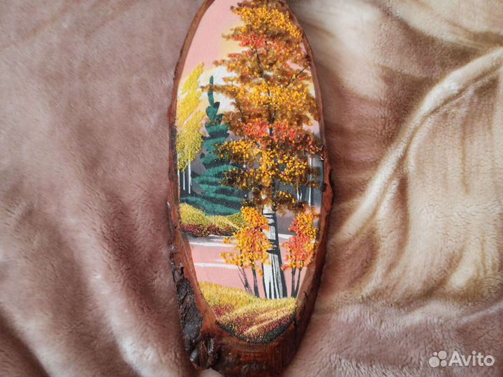 Настенное Панно СССР из уральских драг камней