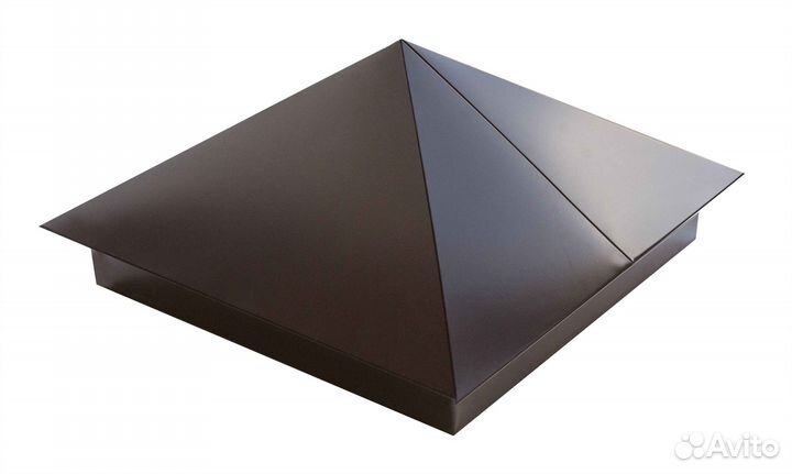 Колпак на столб 390х390 мм 0,4 PE