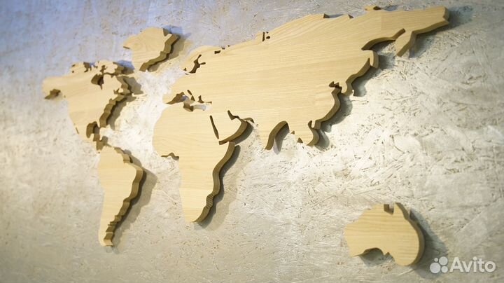 Карта мира на стену