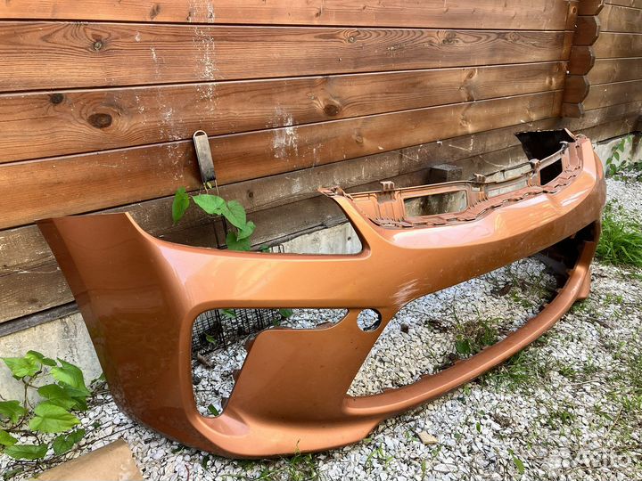 Передний бампер на kia rio 4 2017