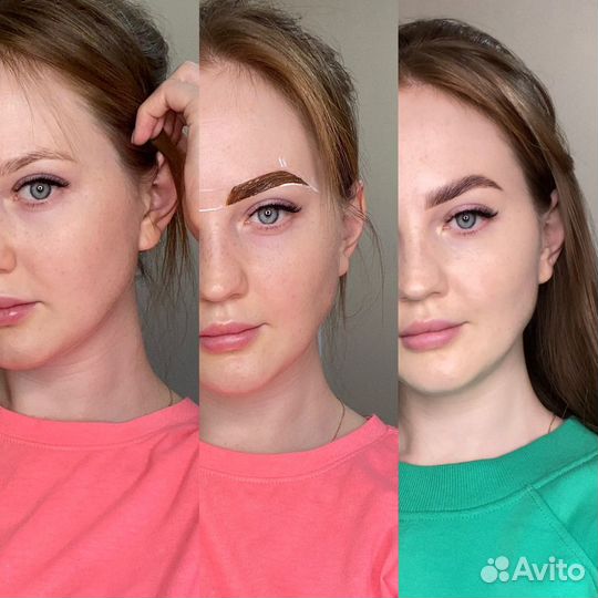 Оформление бровей, долговременная укладка