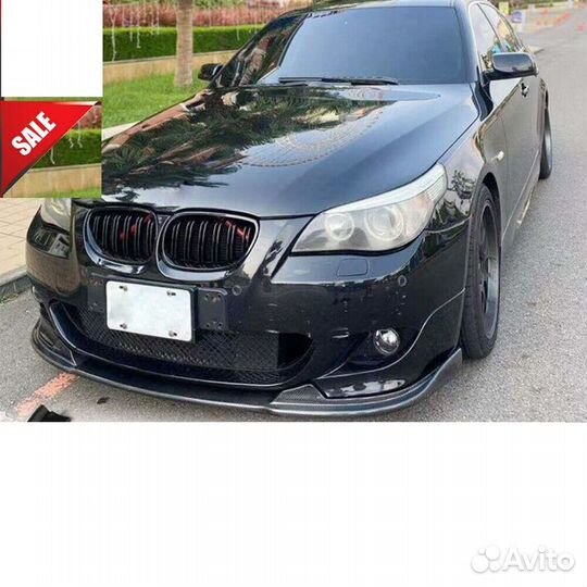 BMW 5 E60 передний бампер с ноздрями M look