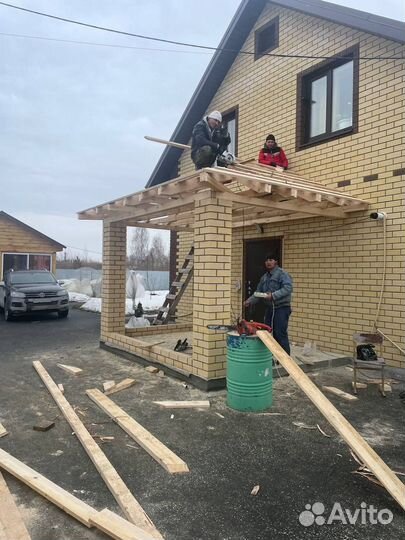 Строительство дома бани гаража беседки