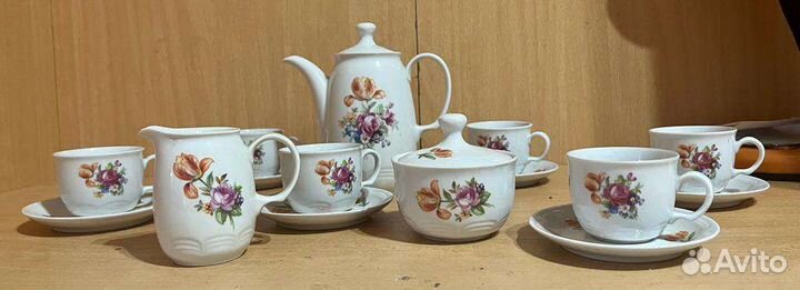 Кофейный сервиз гдр кахла