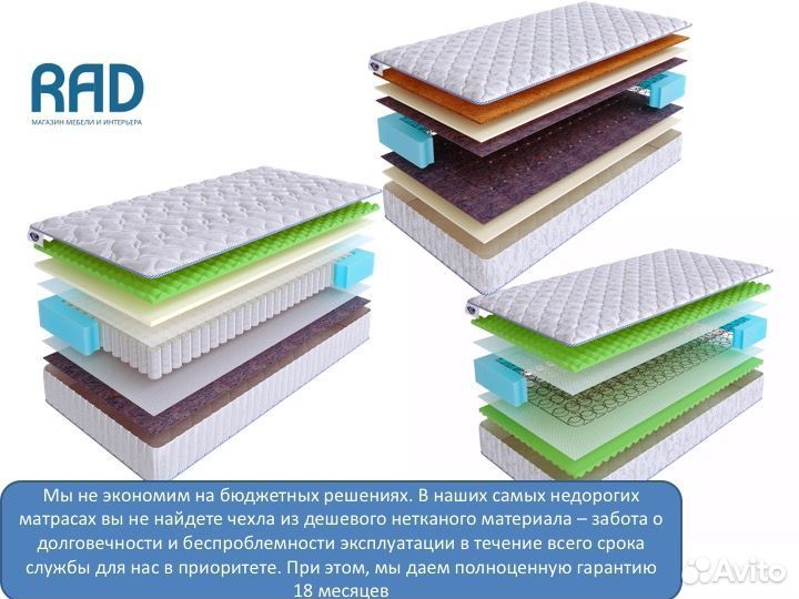 Матрасы новые