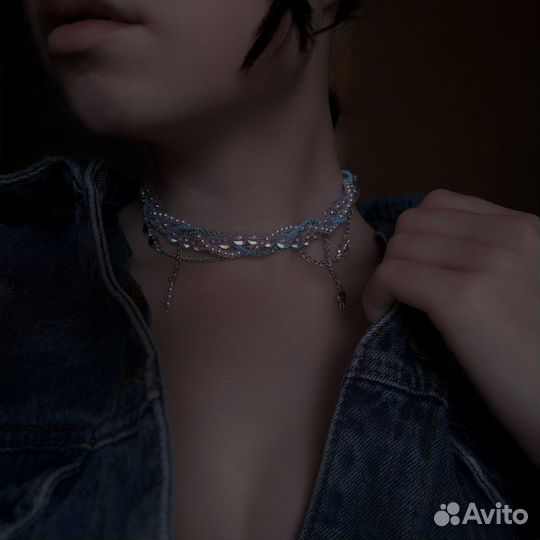 Колье ожерелье Bluesky