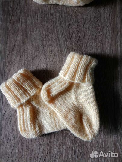 Носки детские разные ручная работа