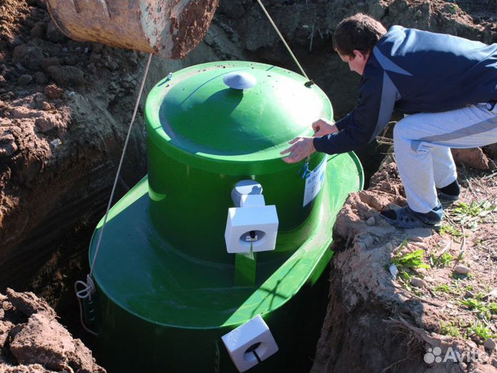 Септик эко Руслос дренажный