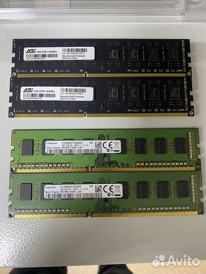 Оперативная память DDR3, 4Gb, 8Gb, 16Gb