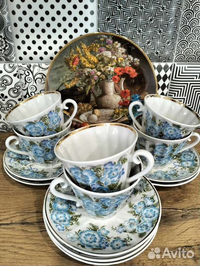 Чайный сервиз, чайная пара, лфз, ифз, фарфор
