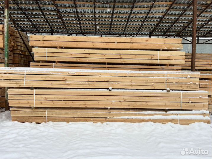 Брус обрезной 100х100х6000мм 1 сорт ГОСТ