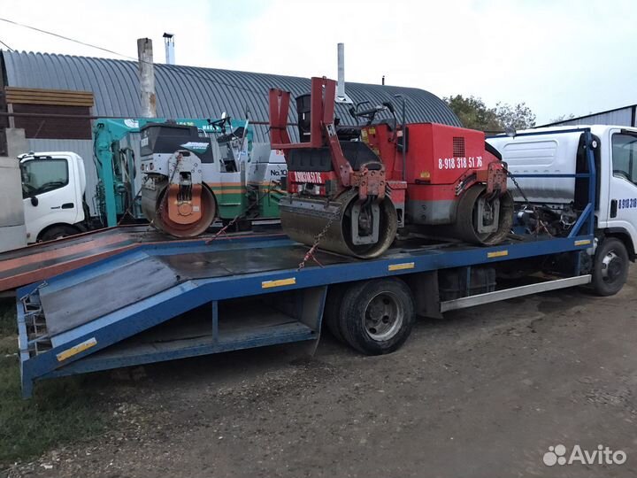 Экскаватор погрузчик каток(гидромолот)