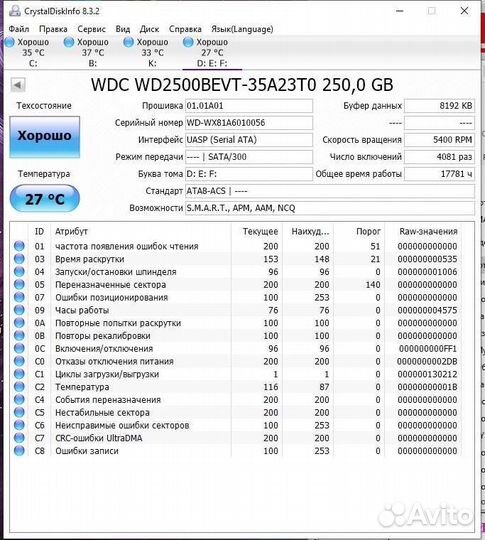 Жесткий диск 250 гб