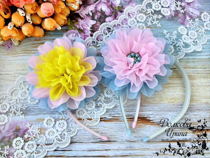 Обручи ободки для волос