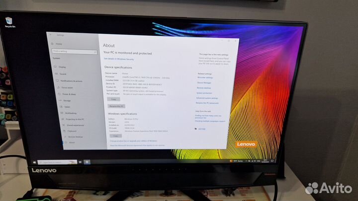 Моноблок lenovo ideacentre 720