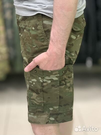 Шорты Карго Мужские Catch Wave Мультикам С70