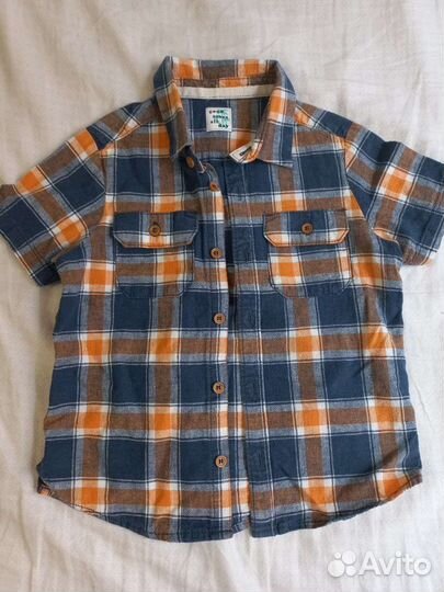 Рубашка в клетку новая