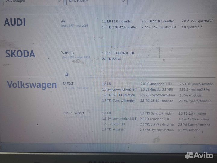 Амортизатор задний passat b5