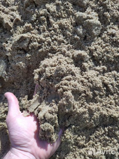 Песок мытый с доставкой, заказ от 18 м3