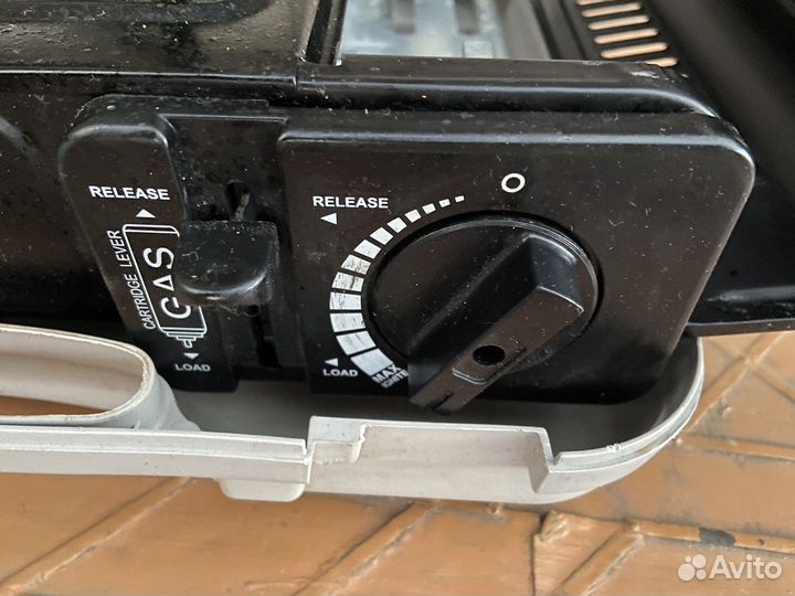 Плита походная со штуцером под балон