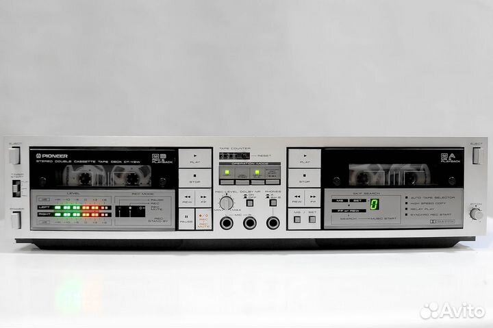 Двухкассетная Дека Pioneer CT-Y8W, 1983г