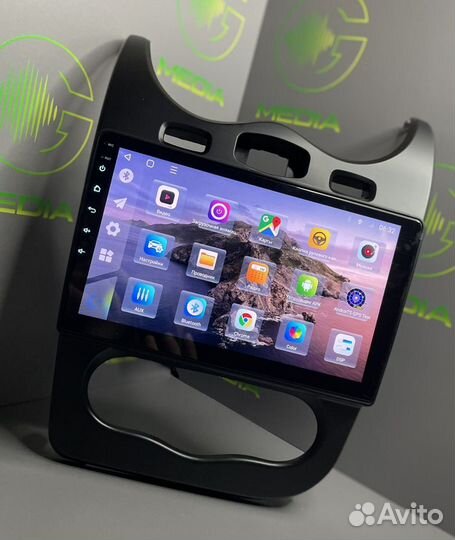 Магнитола Renault Sandero, Android 10, 2/32gb,Qled