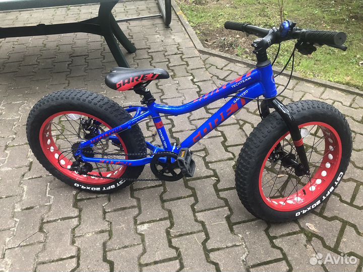 Велосипед TechTeam Garet 20x12 сине-красный